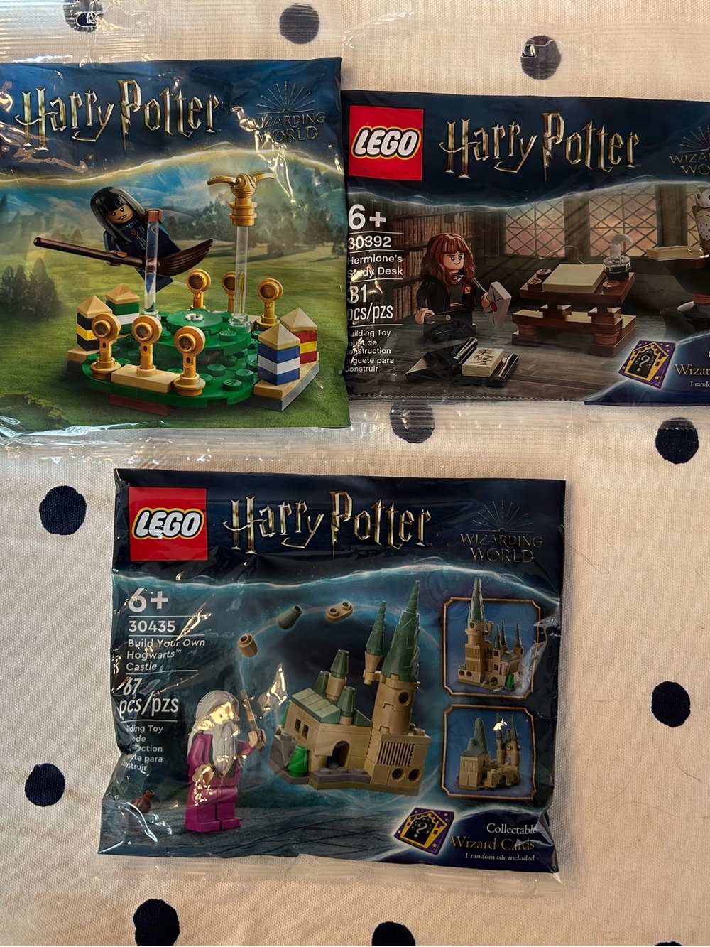 LEGO Harry Potter Set of 3 Polybags 30435, 30651, and 30392 Sealed